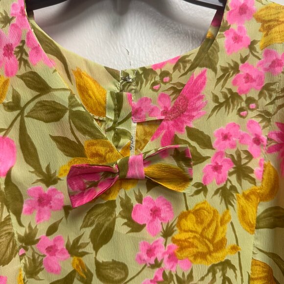 Vintage handmade dress with metal zipper no label, no size, - Picture 9 of 11